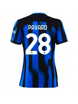 Billige Inter Milan Benjamin Pavard #28 Hjemmedrakt Dame 2023-24 Kortermet